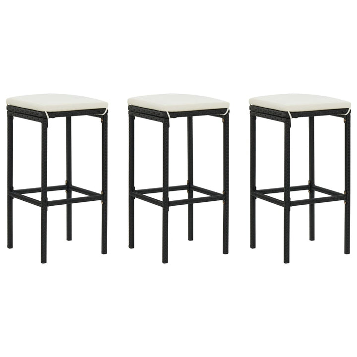Ensemble De Bar De Jardin Avec Coussins 4 Pcs