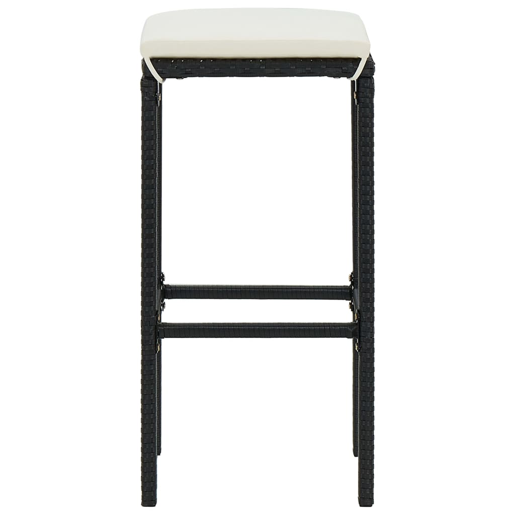 Ensemble De Bar De Jardin Avec Coussins 4 Pcs
