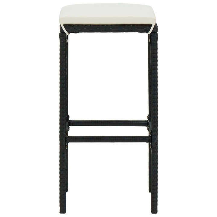 Ensemble De Bar De Jardin Avec Coussins 4 Pcs