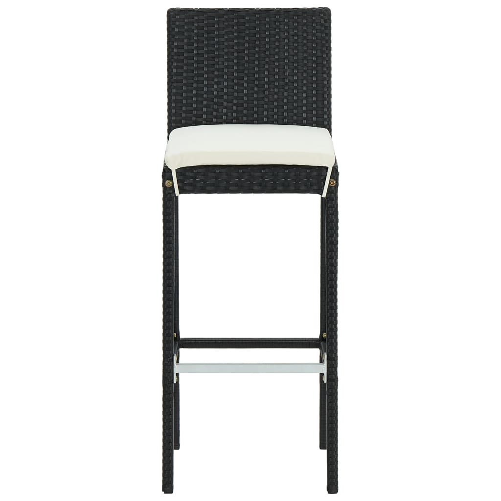 Ensemble De Bar De Jardin Avec Coussins 5 Pcs