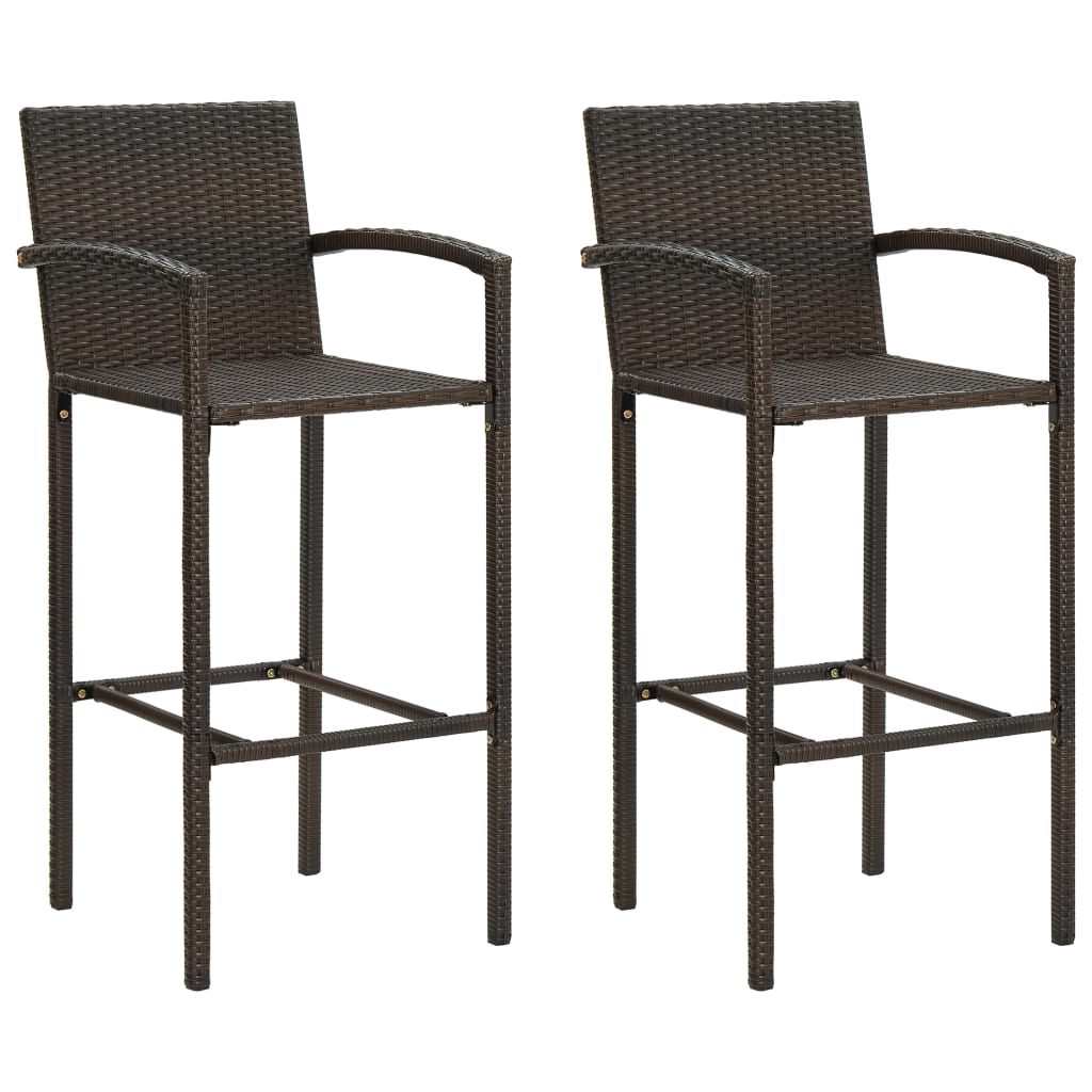 Ensemble De Bar De Jardin 3 Pcs
