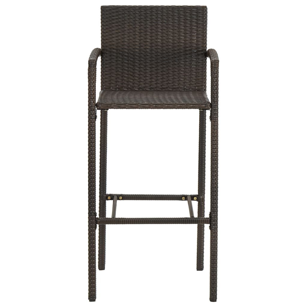 Ensemble De Bar De Jardin 3 Pcs