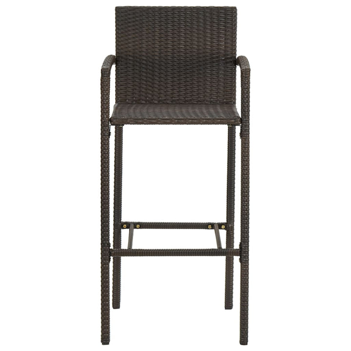 Ensemble De Bar De Jardin 3 Pcs
