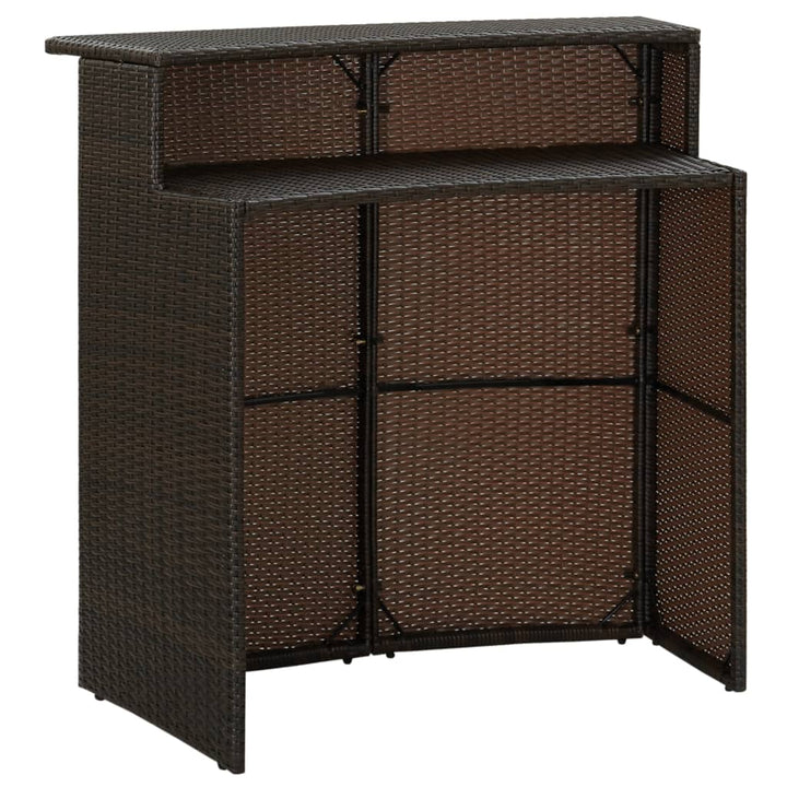 Ensemble De Bar De Jardin 3 Pcs
