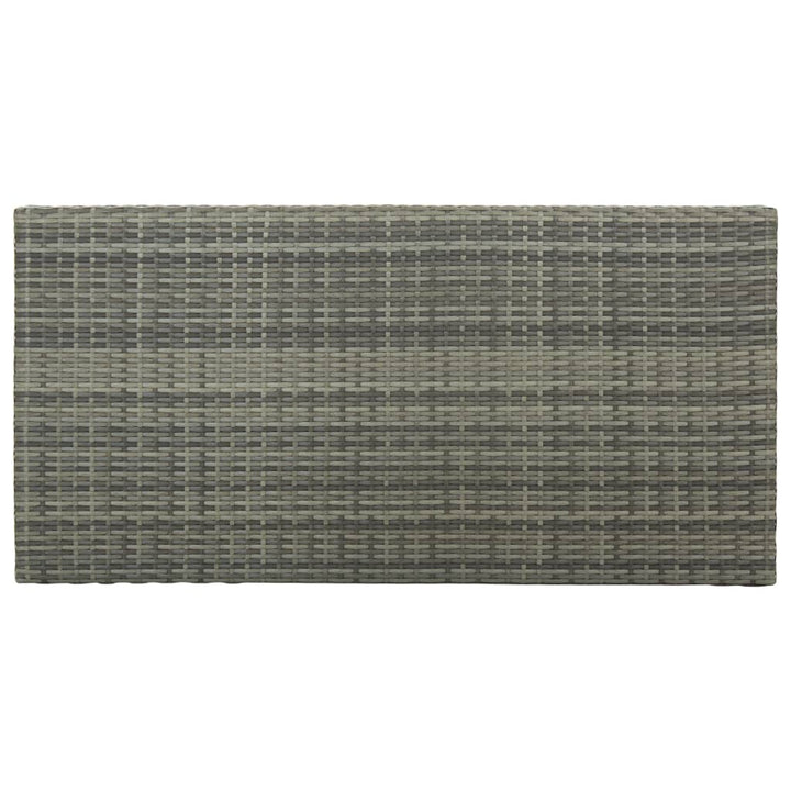 Ensemble De Bar De Jardin 5 Pcs Et Coussins Résine Tressée