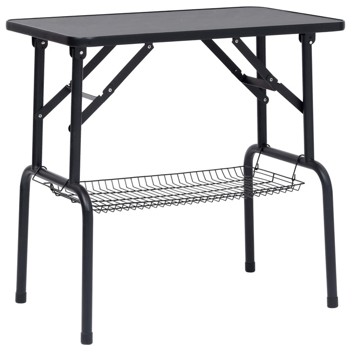Table De Toilettage Réglable De Chiens Avec 1 Boucle Et Panier