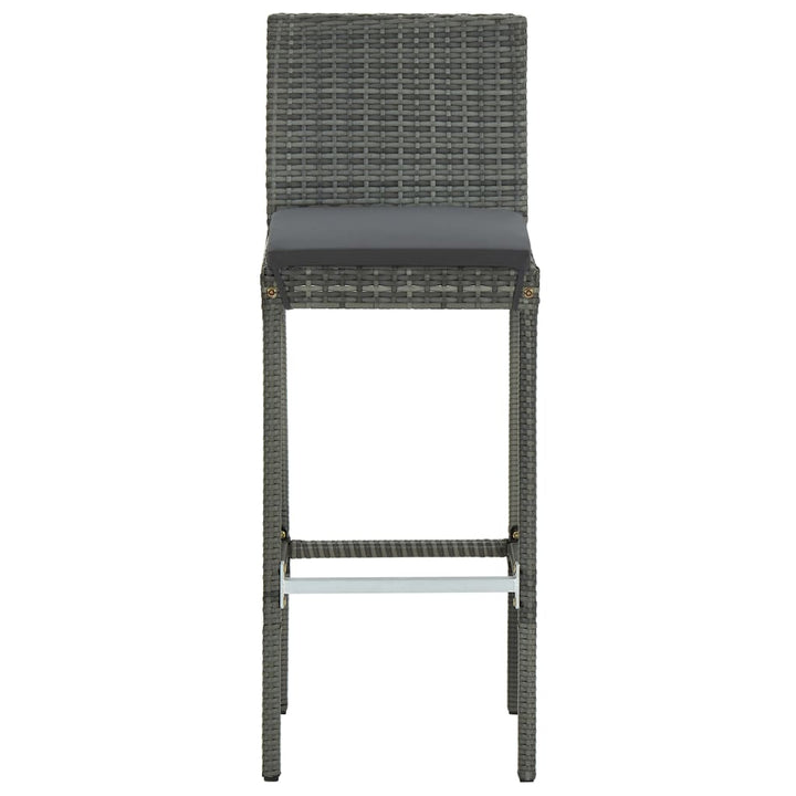 Ensemble De Bar De Jardin 7 Pcs Avec Coussins