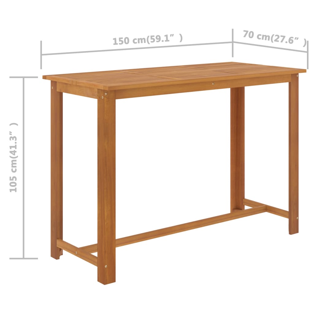 Ensemble De Bar De Jardin 7 Pcs Avec Coussins