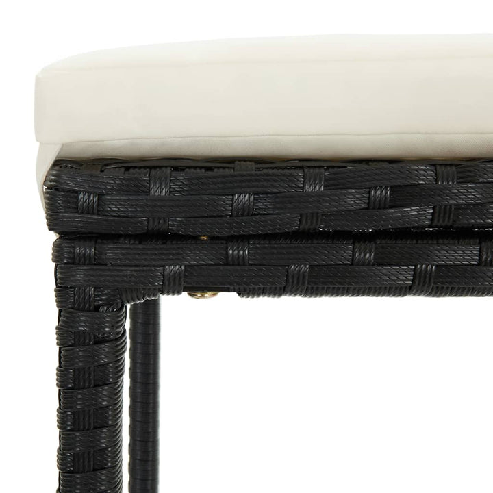 Ensemble De Bar De Jardin Avec Coussins 7 Pcs