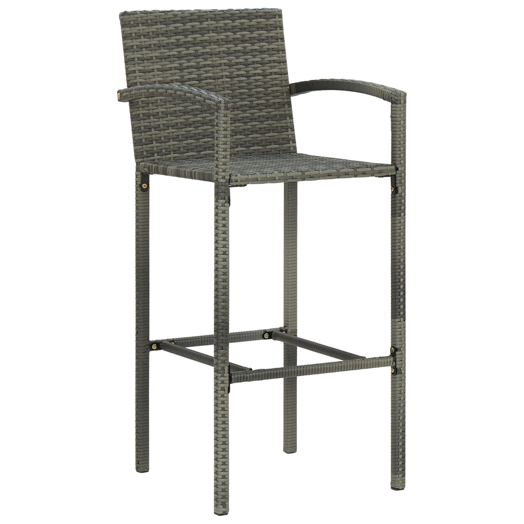 Ensemble De Bar De Jardin 7 Pcs