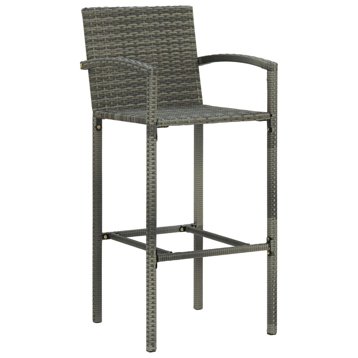 Ensemble De Bar De Jardin 7 Pcs
