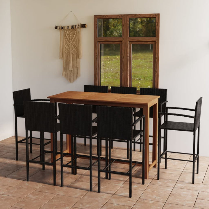 Ensemble De Bar De Jardin 7 Pcs