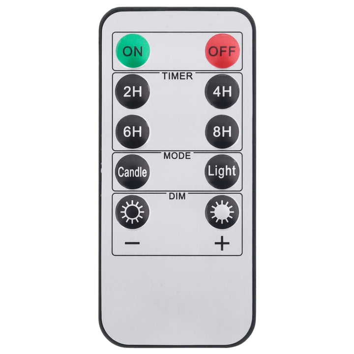 Bougies À Led Sans Flamme 24 Pcs Avec Télécommande Blanc Chaud