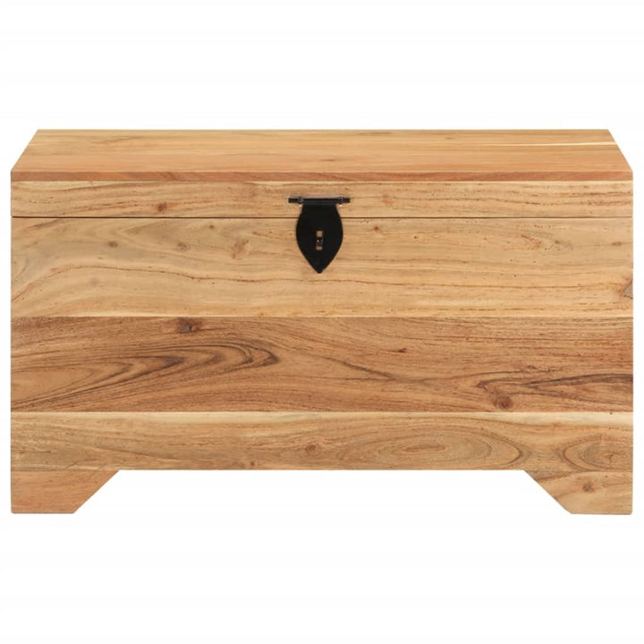 Coffre De Rangement Bois D'acacia Solide