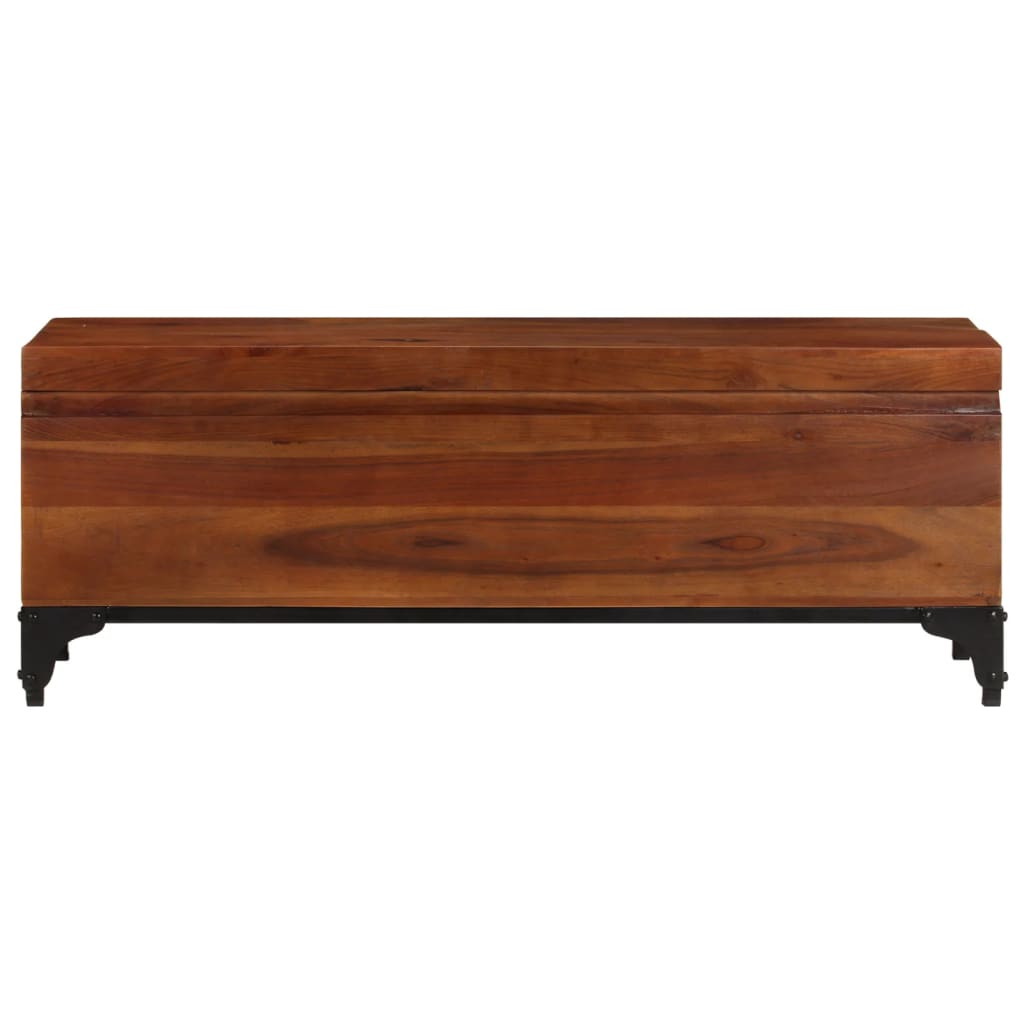 Coffre De Rangement 110X35X41 Cm Bois D'acacia Solide