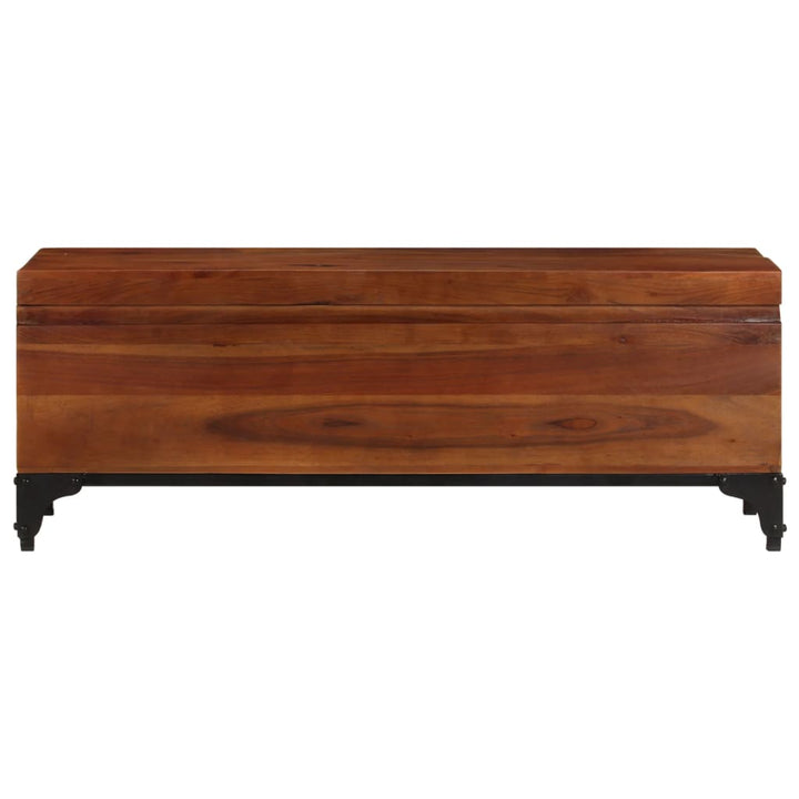 Coffre De Rangement 110X35X41 Cm Bois D'acacia Solide