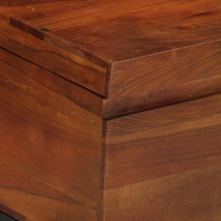 Coffre De Rangement 110X35X41 Cm Bois D'acacia Solide