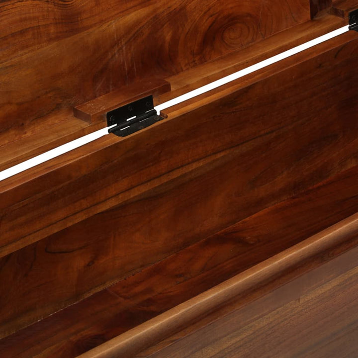 Coffre De Rangement 110X35X41 Cm Bois D'acacia Solide