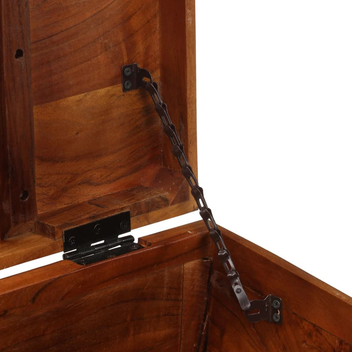 Coffre De Rangement 110X35X41 Cm Bois D'acacia Solide