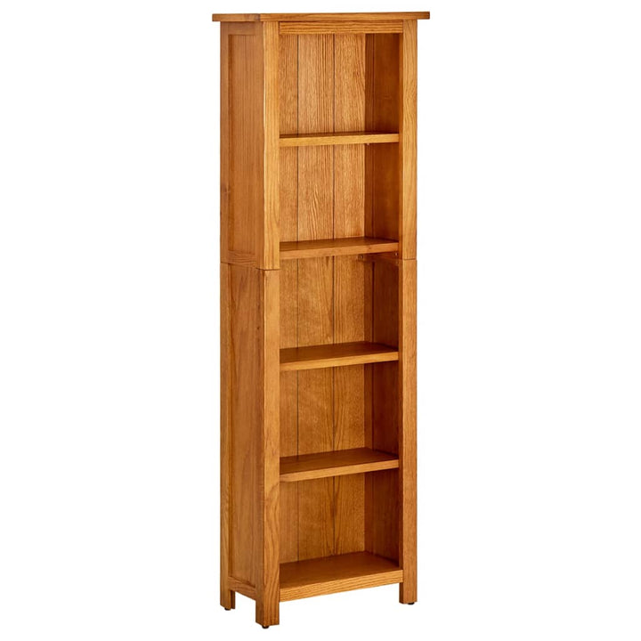 Bibliothèque À 7 Niveaux Bois De Chêne Massif