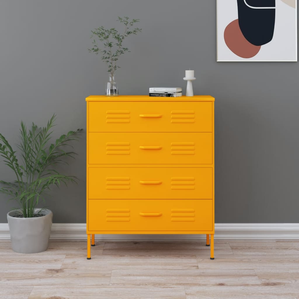 Commode 80X35X101,5 Cm Acier