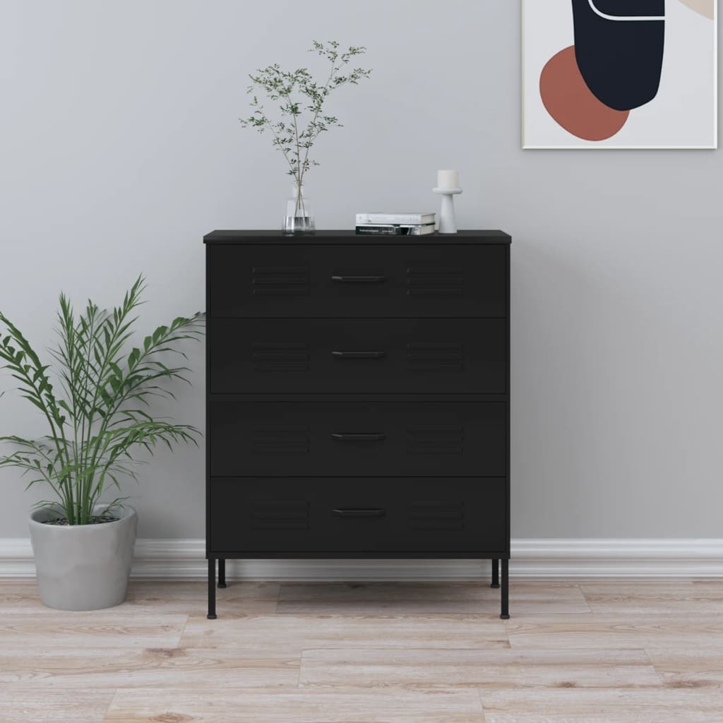 Commode 80X35X101,5 Cm Acier