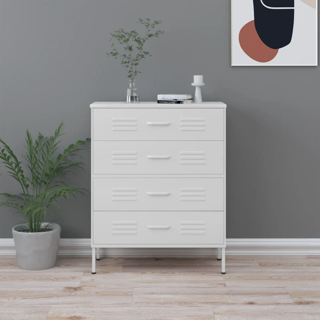 Commode 80X35X101,5 Cm Acier