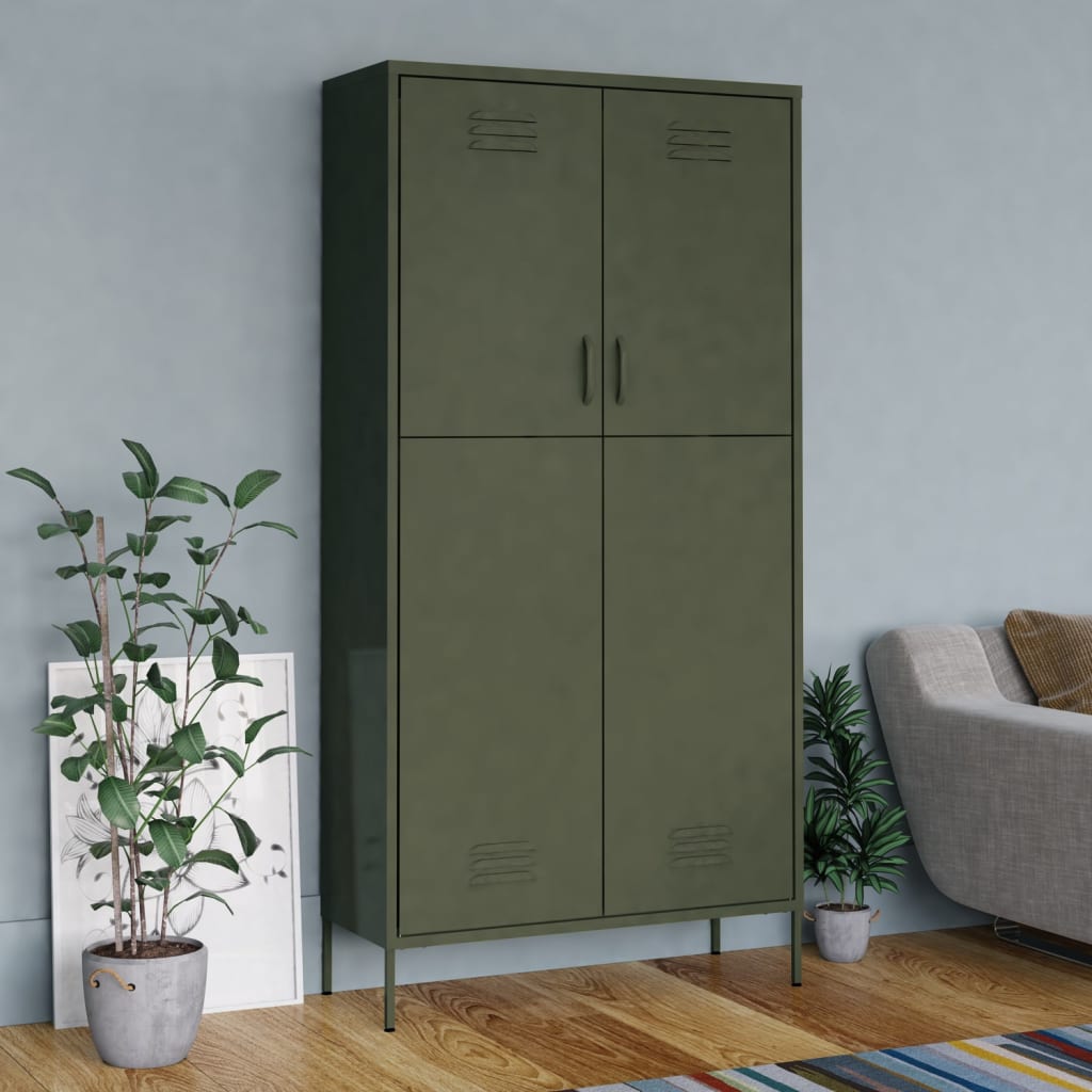 Garde-Robe 90X50X180 Cm Acier