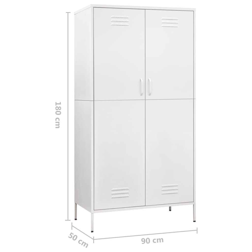 Garde-Robe 90X50X180 Cm Acier
