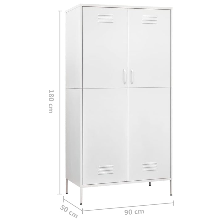 Garde-Robe 90X50X180 Cm Acier