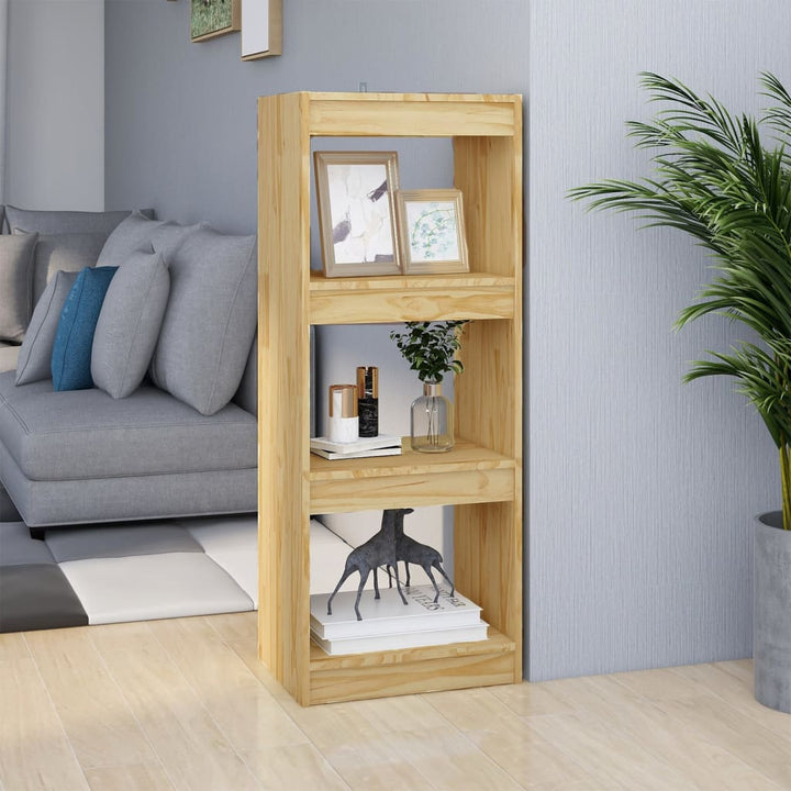 Bibliothèque/Séparateur De Pièce 100X30X Pin Massif Naturel