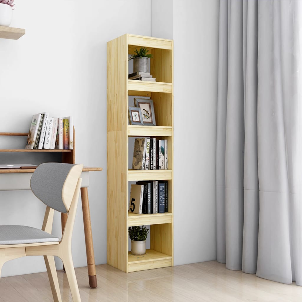 Bibliothèque/Séparateur De Pièce 100X30X Pin Massif Naturel