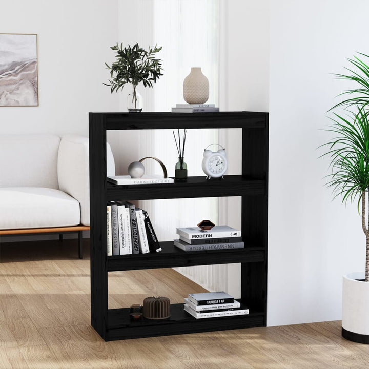 Bibliothèque/Séparateur De Pièce 80X30X167,4 Cm Pin Massif