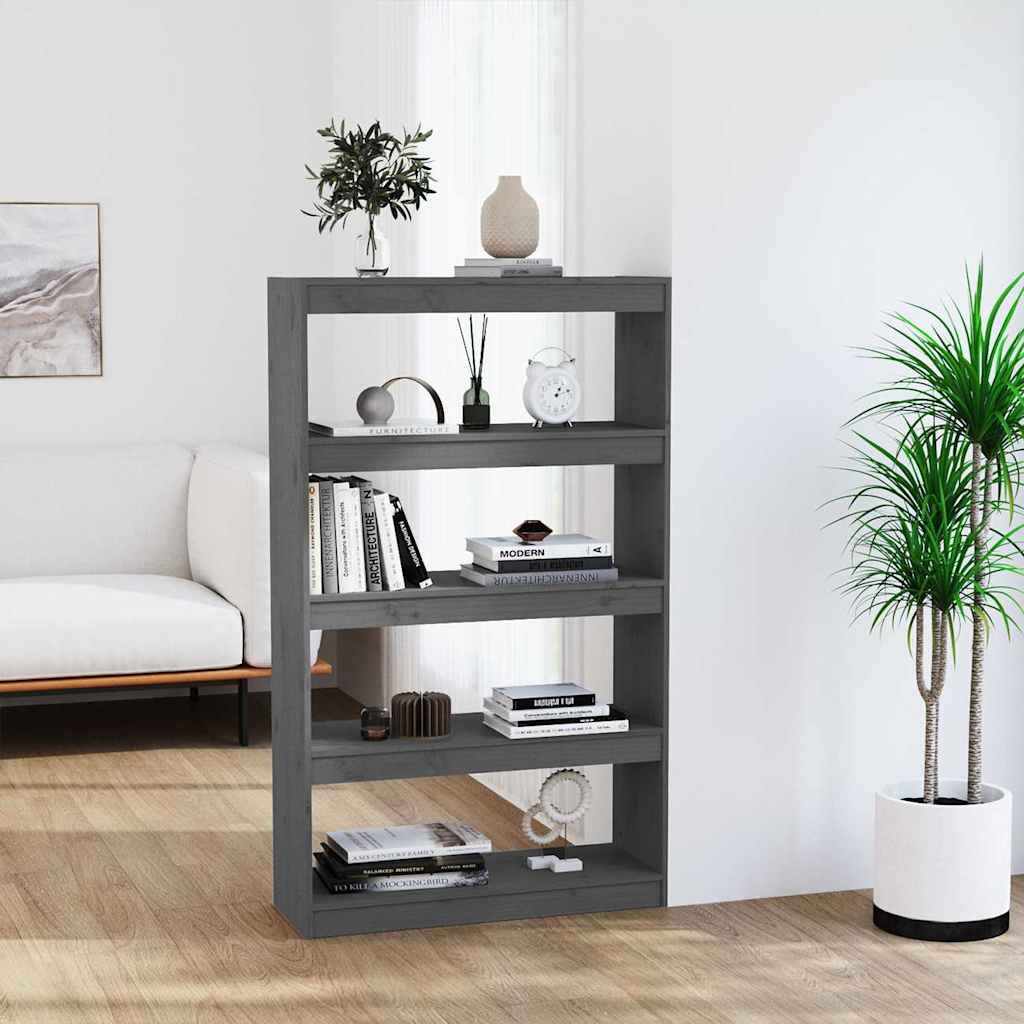Bibliothèque/Séparateur De Pièce 80X30X167,4 Cm Pin Massif