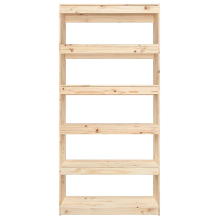 Bibliothèque/Séparateur De Pièce 80X30X167,4 Cm Pin Massif