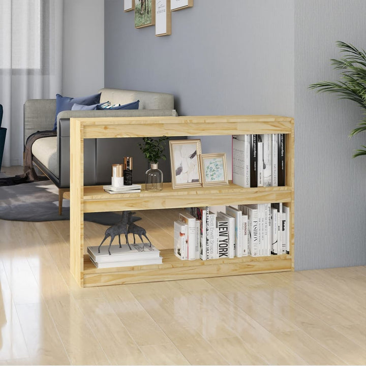 Bibliothèque/Séparateur De Pièce 100X30X Pin Massif Naturel