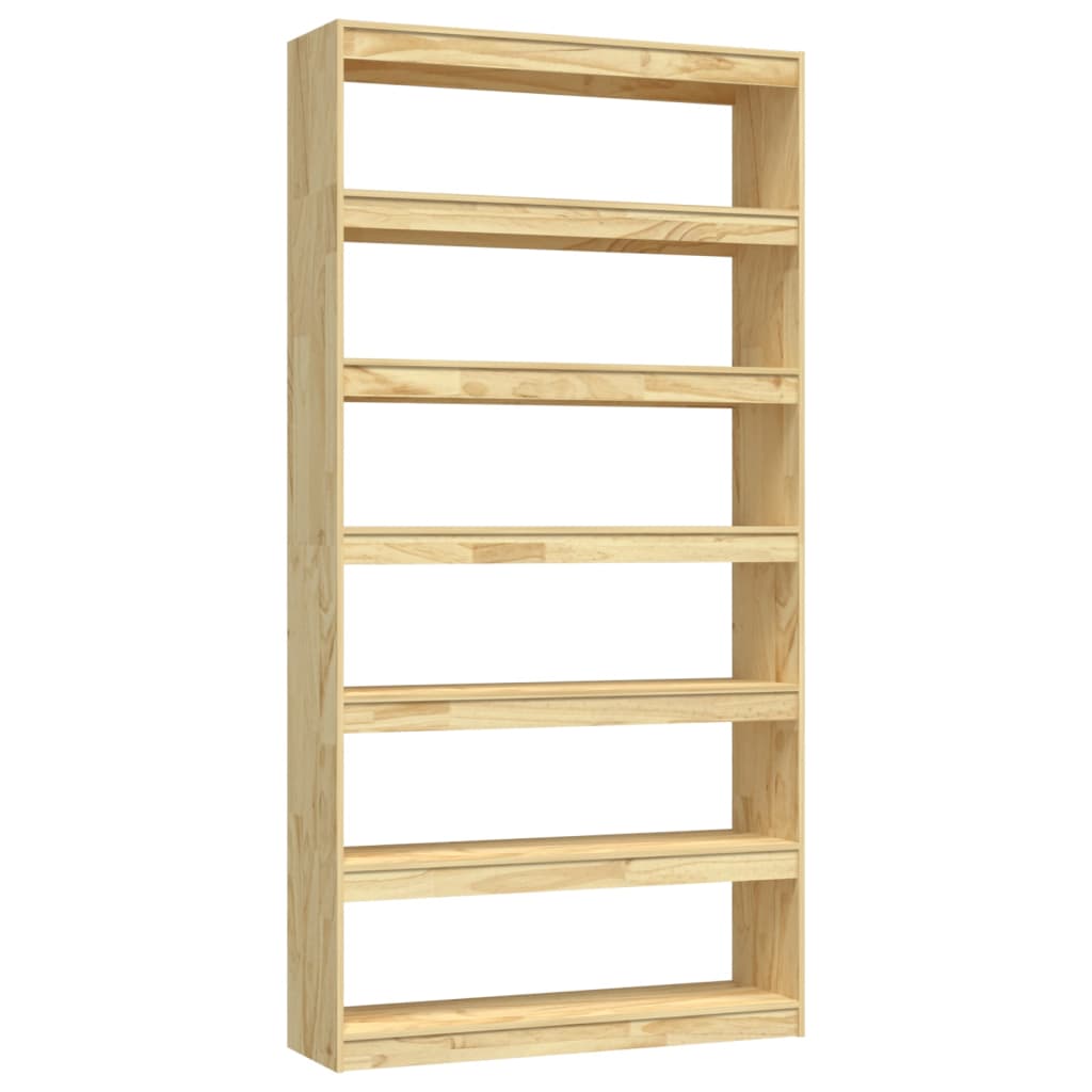 Bibliothèque/Séparateur De Pièce 100X30X Pin Massif Naturel
