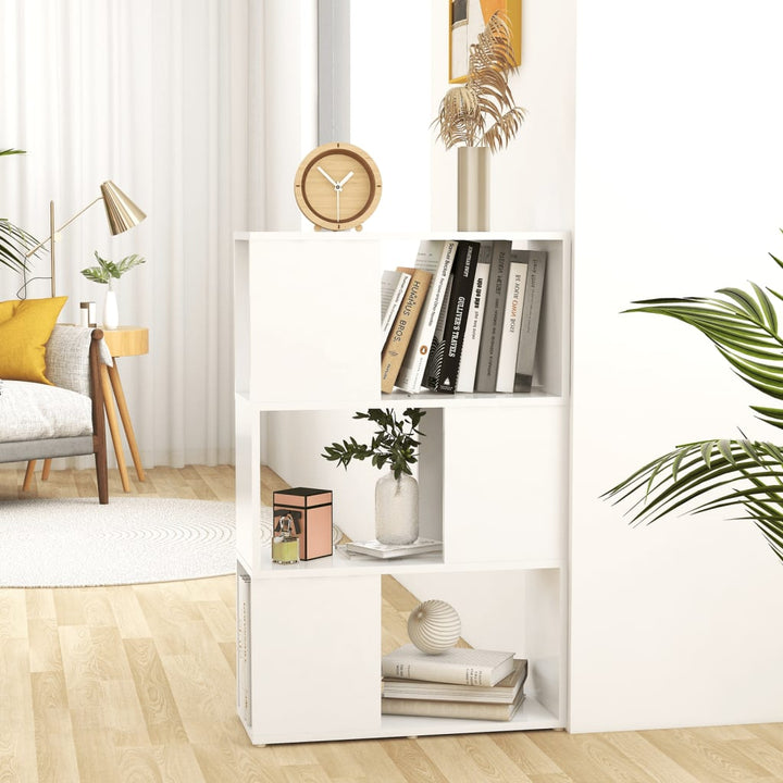Bibliothèque Séparateur De Pièce Blanc