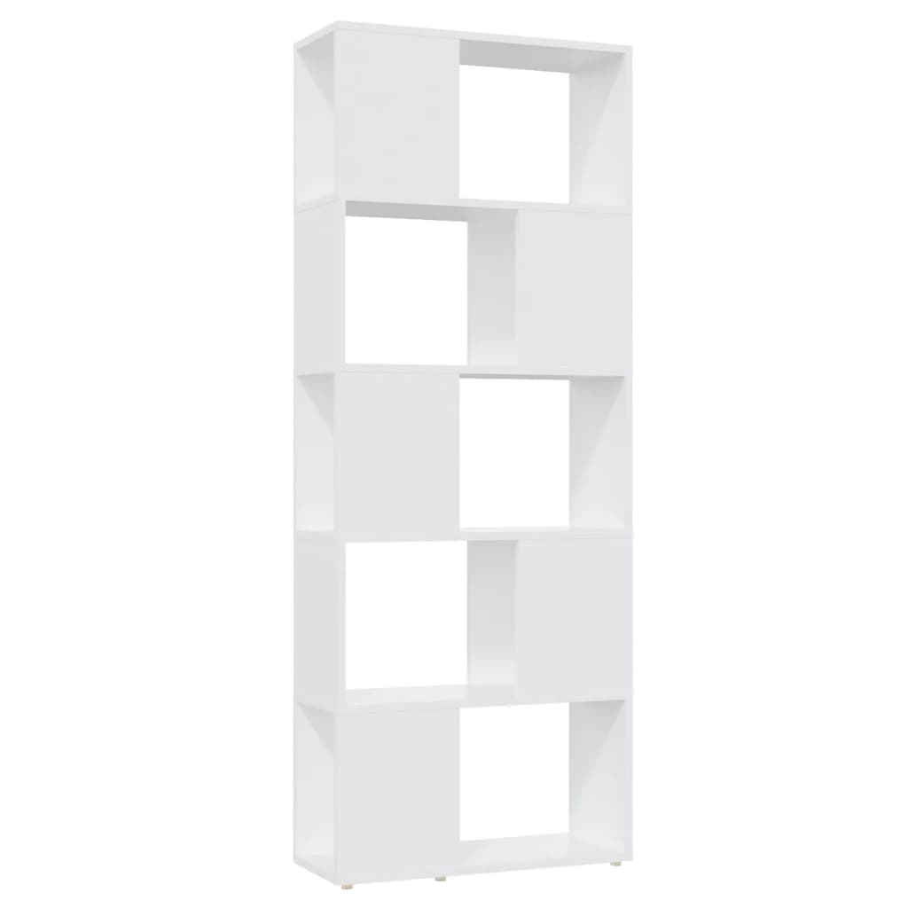 Bibliothèque Séparateur De Pièce Blanc