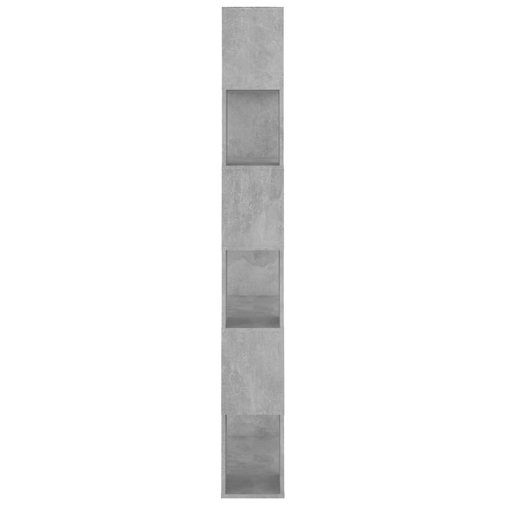 Bibliothèque/Séparateur De Pièce Bois D'ingénierie Gris Béton