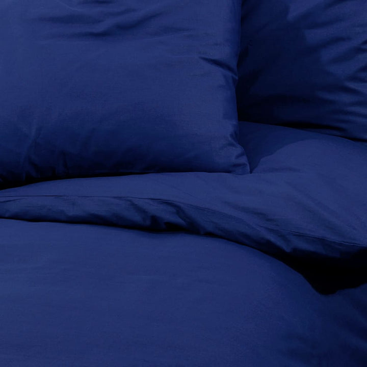 Ensemble De Housse De Couette Marine 220X240 Cm Microfibre Bleu