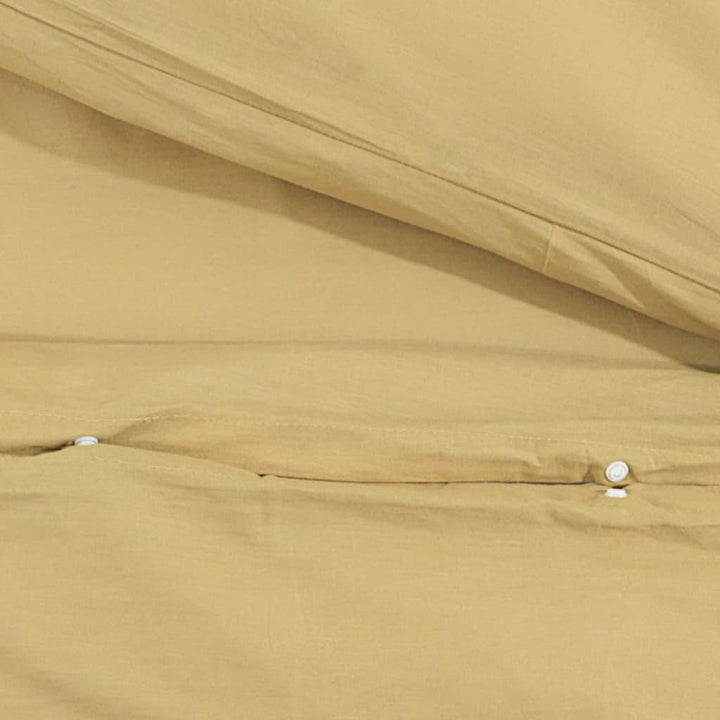 Ensemble De Housse De Couette 135X200 Cm Coton Taupe