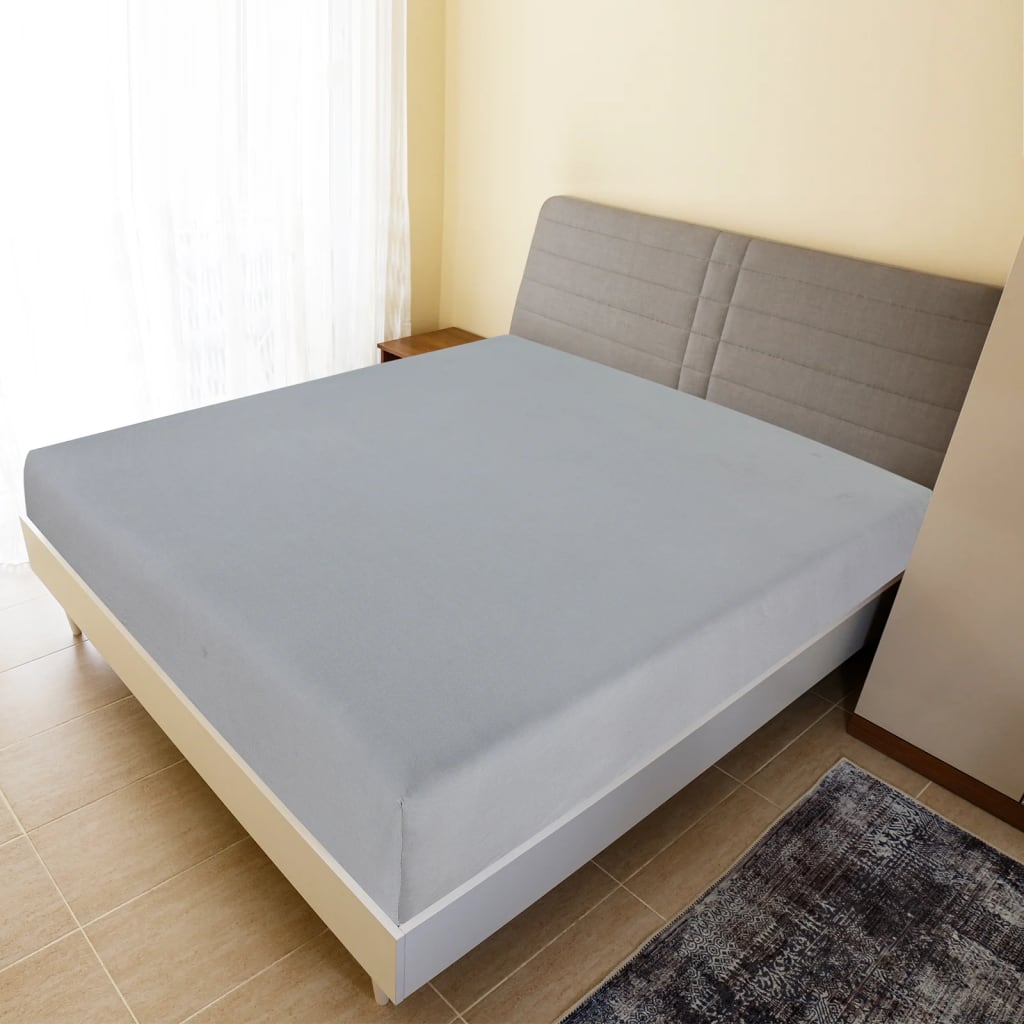 Drap-Housse Jersey Bordeaux Coton
