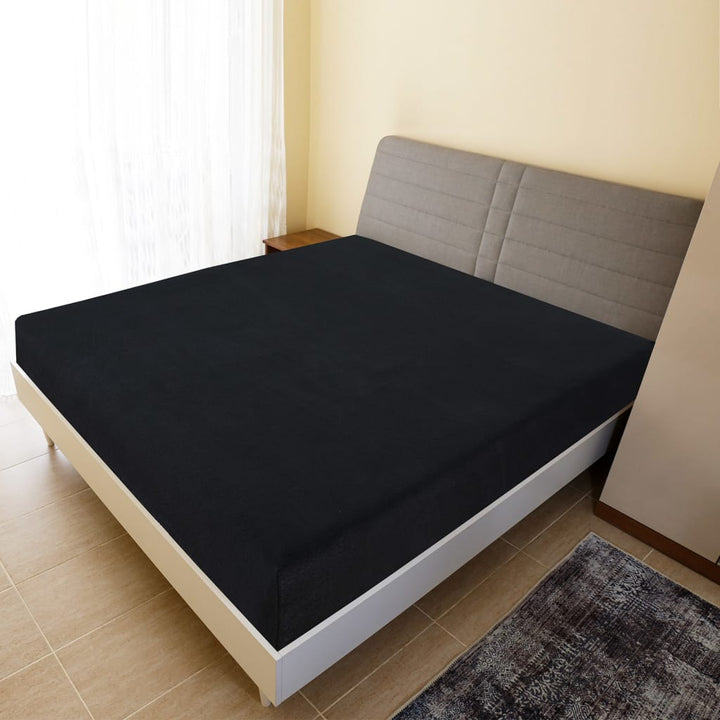 Drap-Housse Jersey Bordeaux Coton