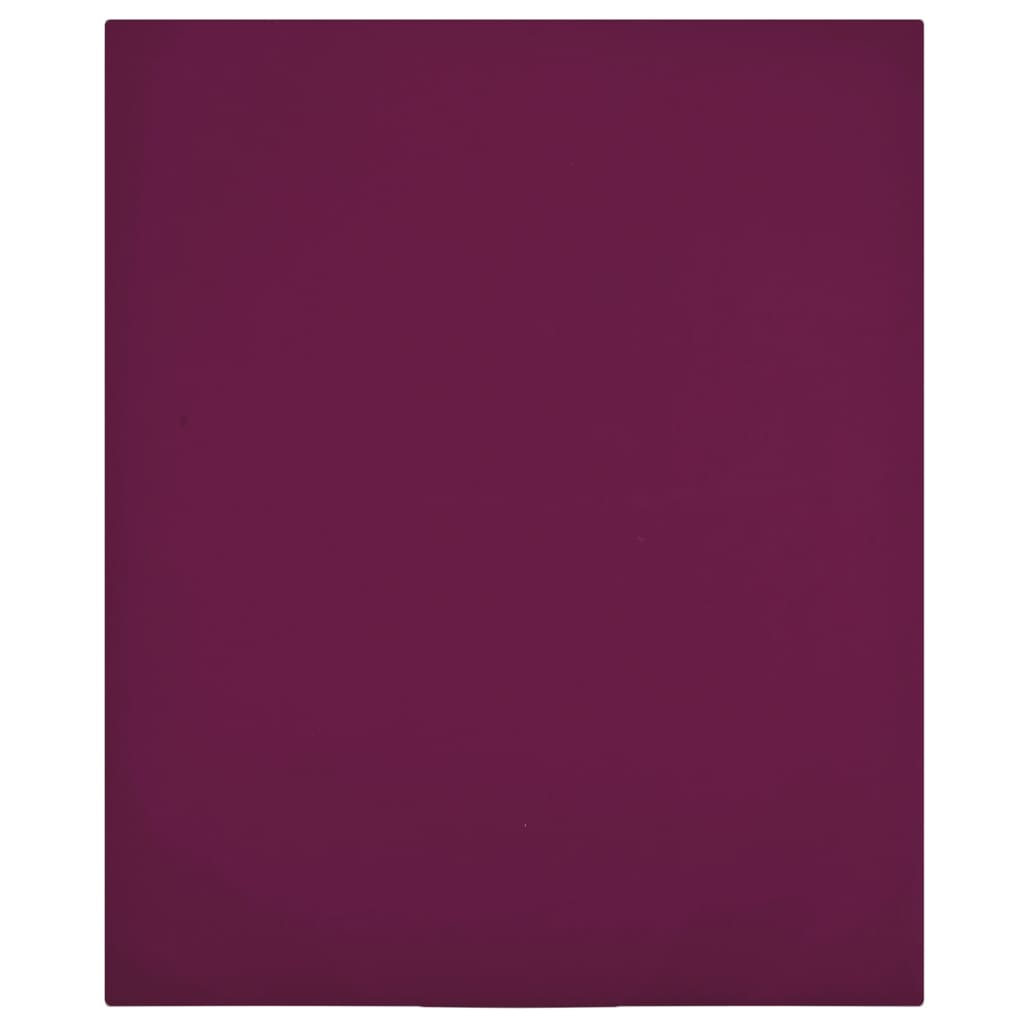 Drap-Housse Jersey Bordeaux Coton