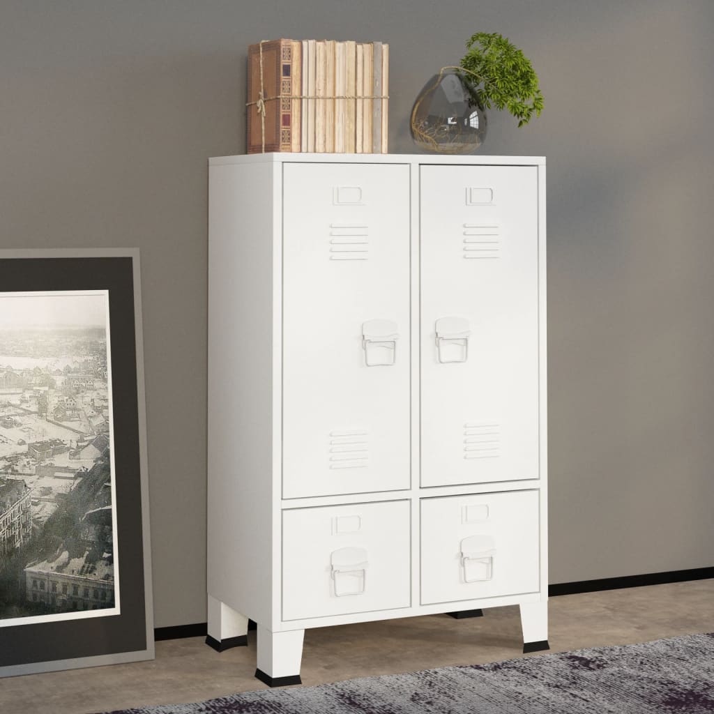 Garde-Robe Industrielle 67X35X107 Cm Acier