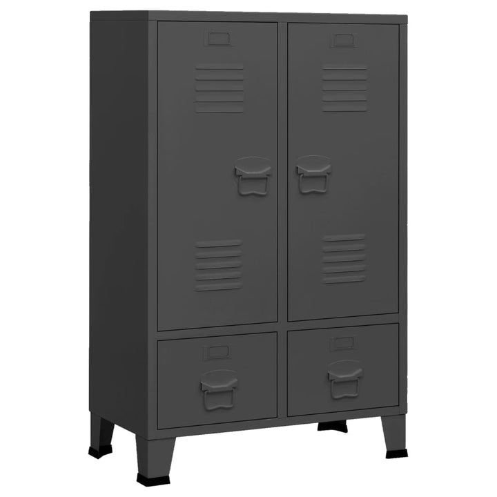 Garde-Robe Industrielle 67X35X107 Cm Acier