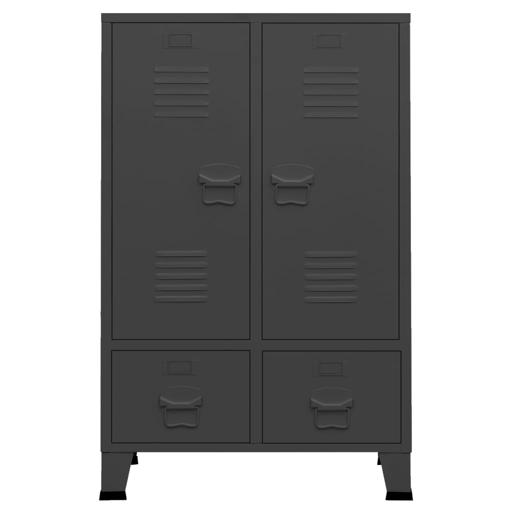 Garde-Robe Industrielle 67X35X107 Cm Acier