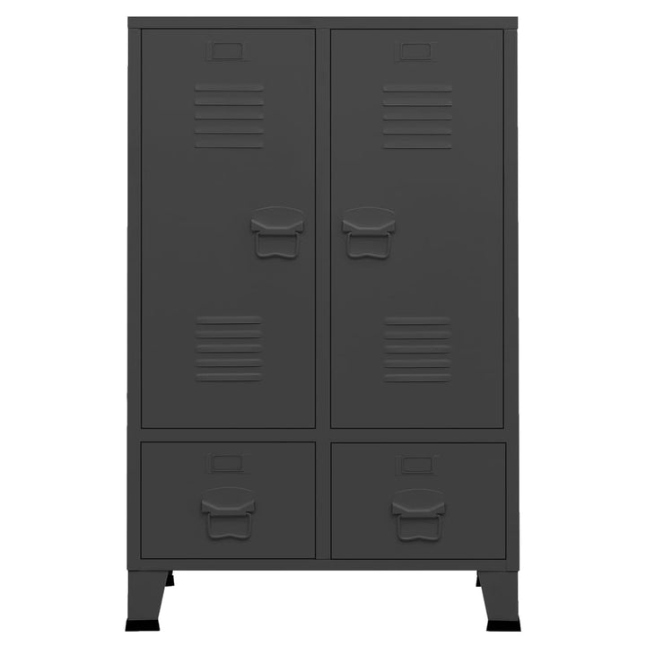 Garde-Robe Industrielle 67X35X107 Cm Acier