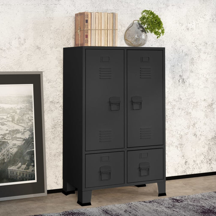 Garde-Robe Industrielle 67X35X107 Cm Acier